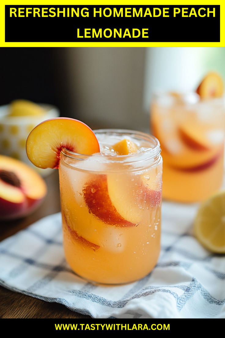 Beat the Heat: Refreshing Peach Lemonade for Summer Parties